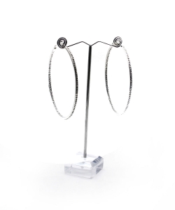 Fashion Hoop Earrings EH910365 SILVER